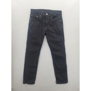 Levis 502 Regular Taper Fit Black Denim Jeans Mens W29 L30 Faded Black‎ Pants